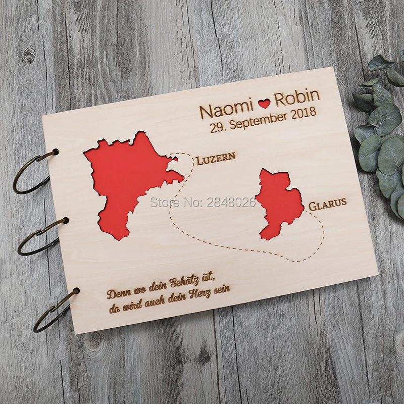 หนังสือแขกงานแต่งงานส่วนบุคคลแ - Custom Star Map บทวิจารณ์และราคา