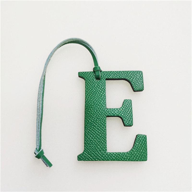 ขายส่งของแท้หนัง D E F G H Ini - Monogram Keychain Leather บทวิจารณ์และราคา