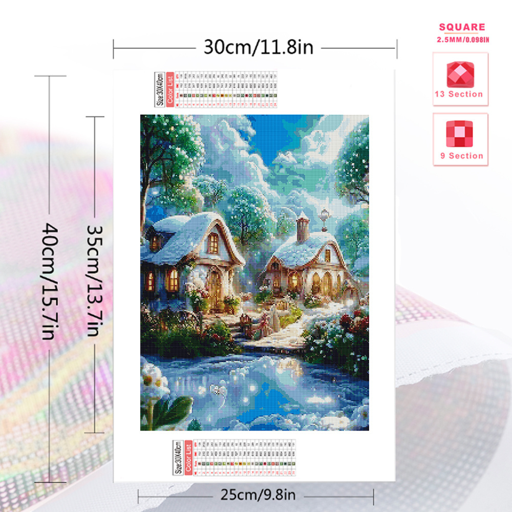 ภาพวาดติดเพชร momoart บ้านภูมิ - Photo Mosaic Print บทวิจารณ์และราคา
