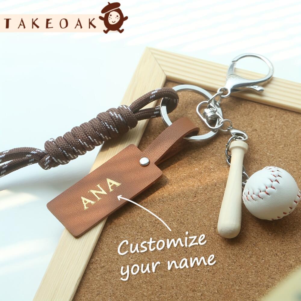 พวงกุญแจธีมกีฬาแบบปรับแต่งได้  - Monogram Keychain Leather บทวิจารณ์และราคา
