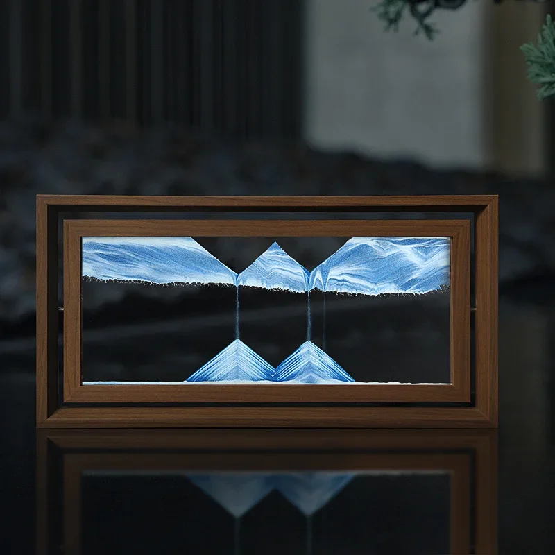 รูปภาพศิลปะทรายเคลื่อนไหว3D หม - Engraved Wood Frame บทวิจารณ์และราคา