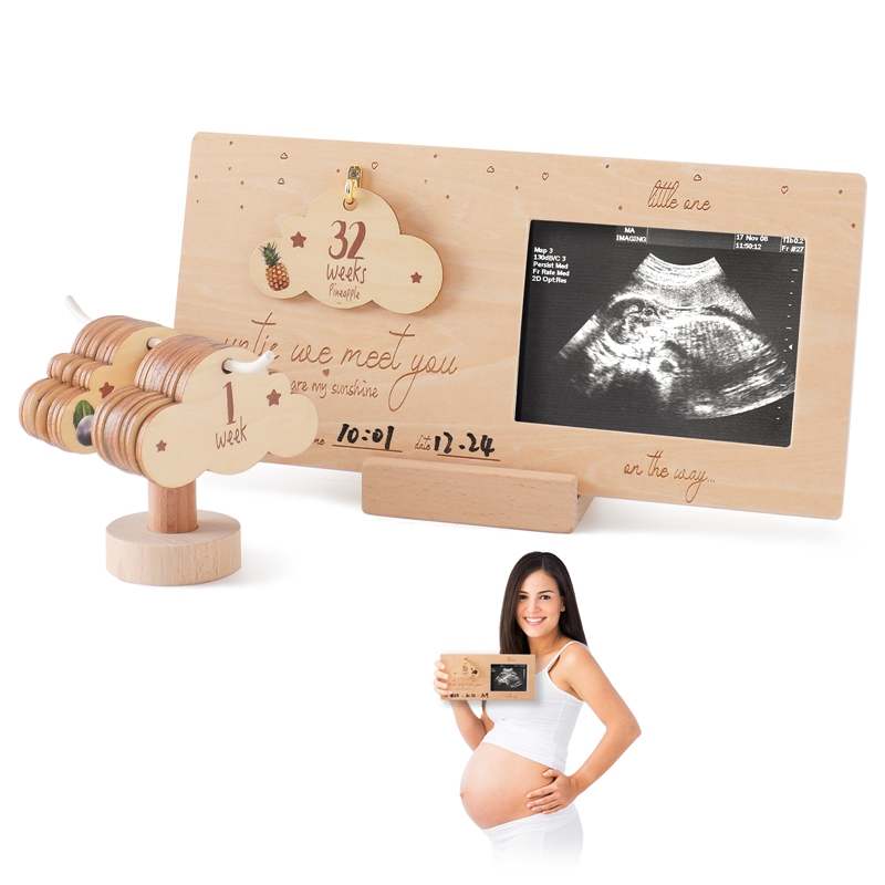 กรอบรูปโซโนแกรมสำหรับเด็กกรอบร - Engraved Wood Frame บทวิจารณ์และราคา