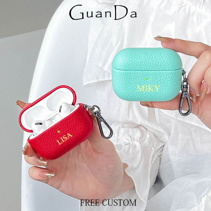 เคสใส่หูฟังแฟชั่นน่ารักขนาดเล็ - Monogram Keychain Leather บทวิจารณ์และราคา