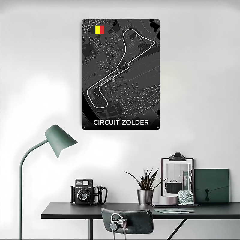 โปสเตอร์โลหะลายแผนที่วงจรซอลเด - Custom Map Poster บทวิจารณ์และราคา